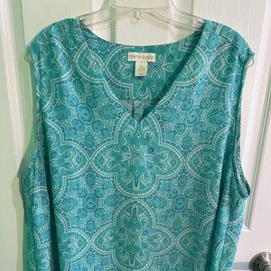 Women's Cynthia Rowley Sleeveless Tank 3X